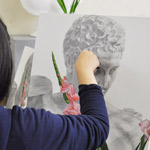 美術予備校 教室風景