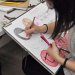 美術予備校 教室風景