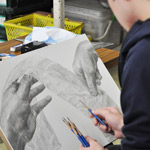 美術予備校 教室風景