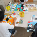 美術予備校 教室風景