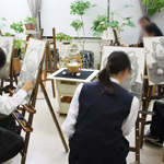 美術予備校 教室風景