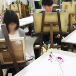 美術予備校 教室風景