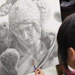 美術予備校 教室風景