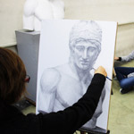 美術予備校 教室風景