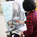 美術予備校 教室風景