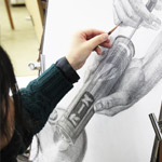 美術予備校 教室風景