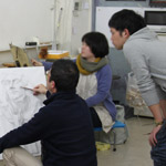 美術予備校 教室風景